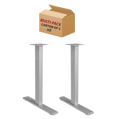 OfficeSource Conference/Multi-Purpose Flat Base T Leg – For 24”D Tops